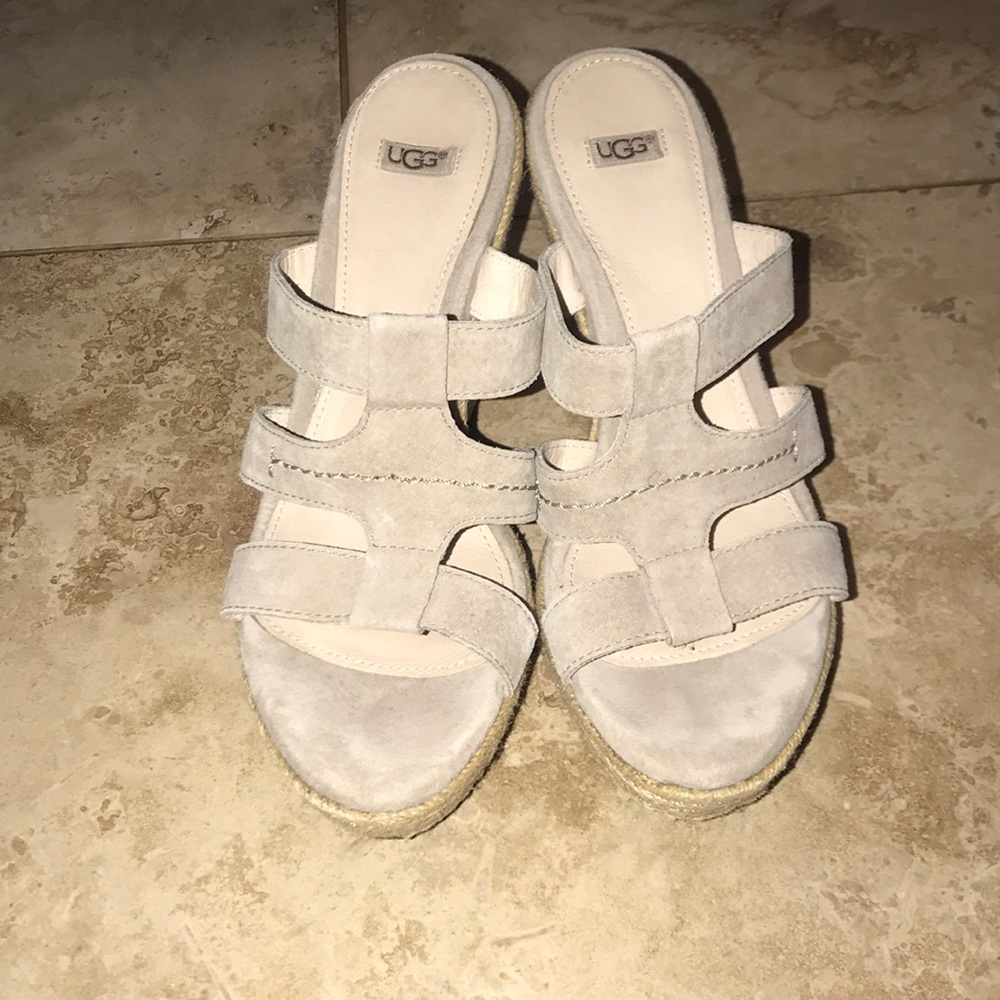 Opened toed wedges